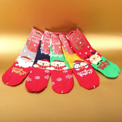 Női téli zokni csomag (5pár)-karácsonyi mintákkal 