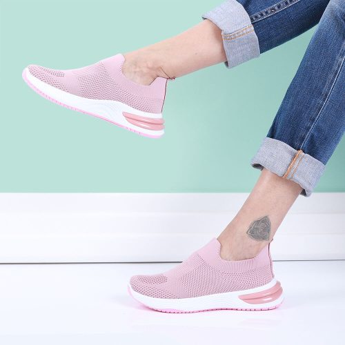 Női rózsaszín zoknicipő